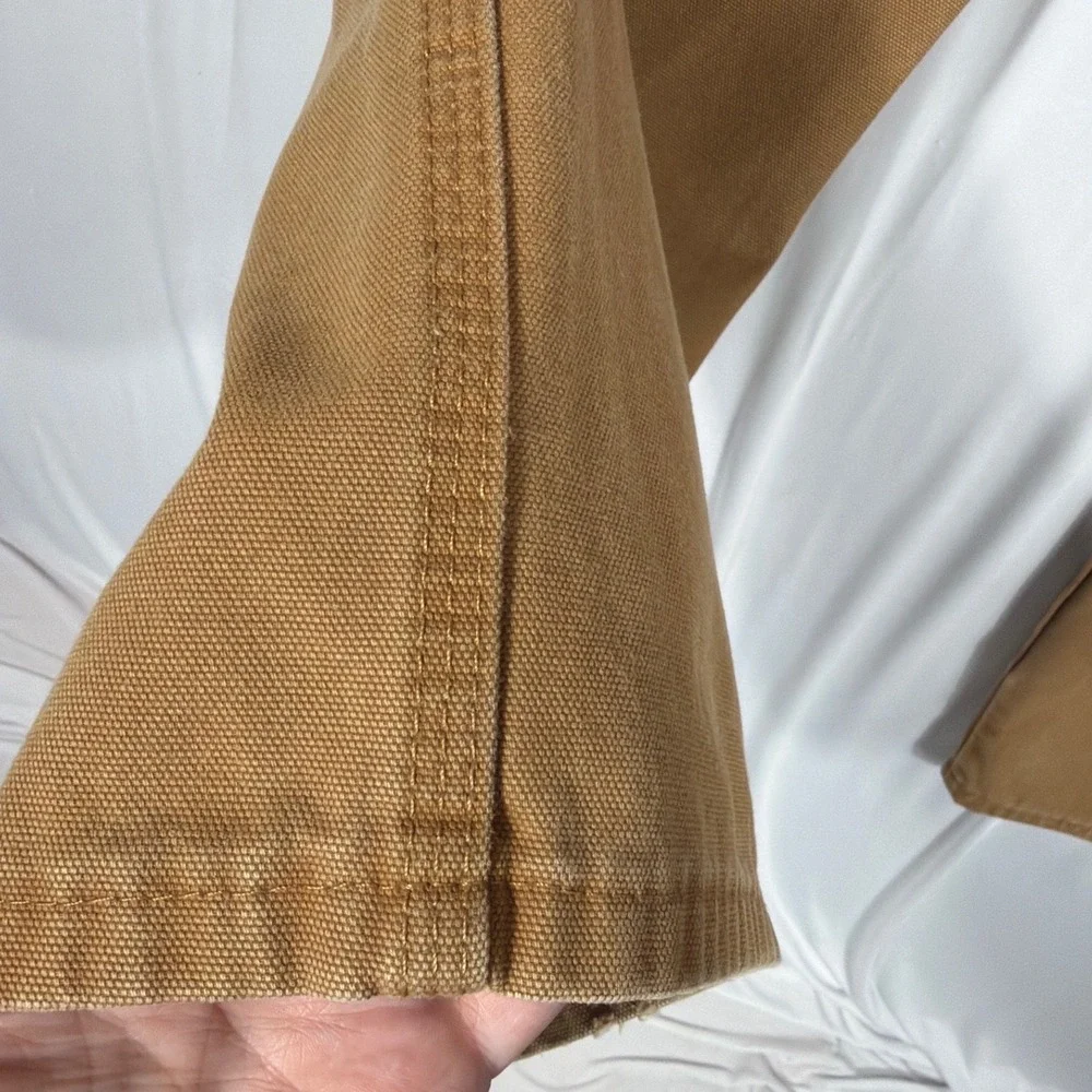 Vtg Dickies Duck Canvas Carpenter Pants 40x30 Brown Relaxed Fit Workwear Utility